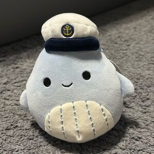 NWT whale Squishmallow whose name is Samir